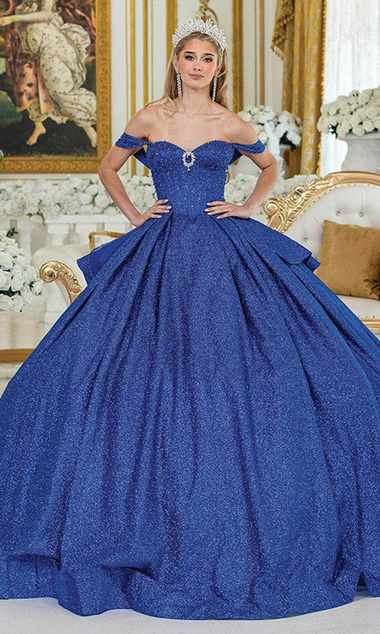 Dancing Queen 1937 - Glitter Sweetheart Ballgown with Brooch