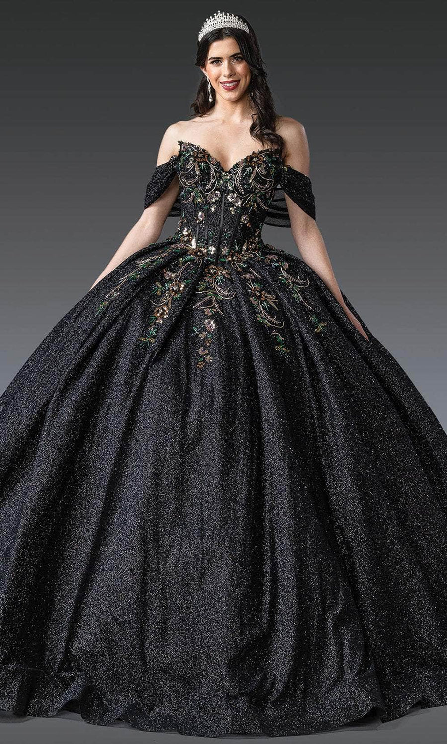 Dama Dresses for Quinceanera in Black Style MQ1916 Quince Outfit main image 1