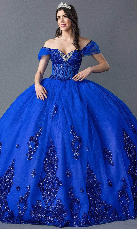 Dancing Queen 1941 - Beaded Applique Tulle Ballgown