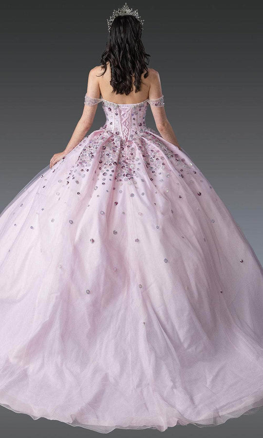 Dancing Queen 1959 - Floral Sequin Sweetheart Corset Ballgown