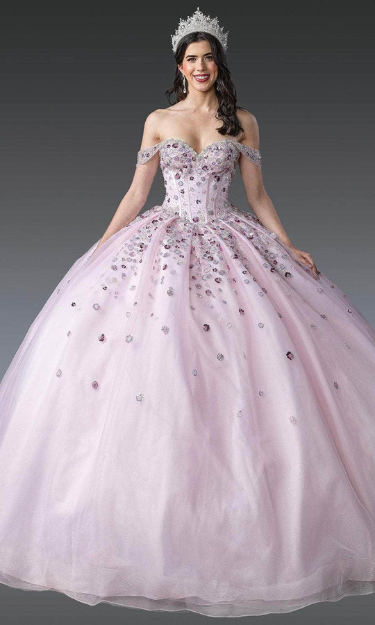 Dancing Queen 1959 - Floral Sequin Sweetheart Corset Ballgown