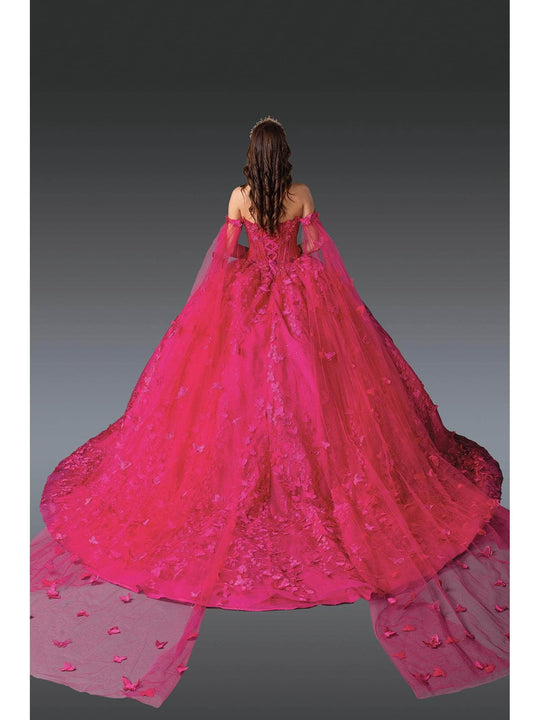 Dancing Queen 1960 - Butterfly Embroidered Tulle Ballgown