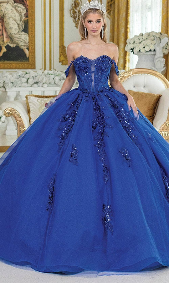 Dancing Queen 1986 - Sequin Embroidered Ballgown with Back Bow