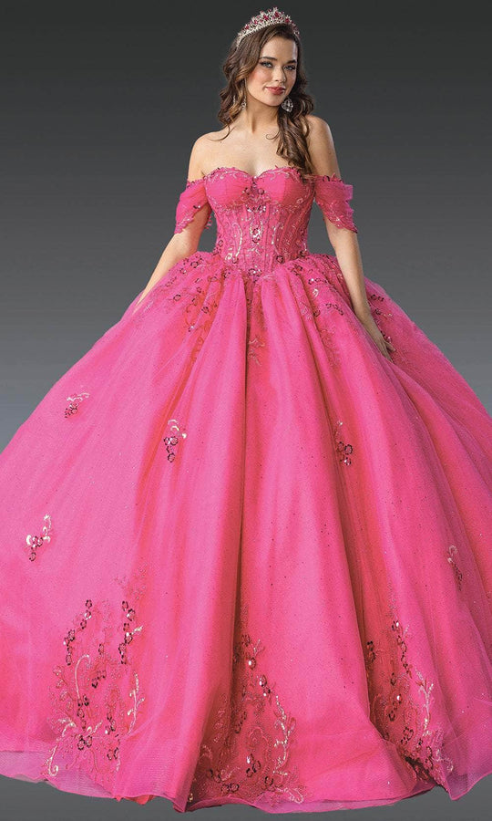 Dancing Queen 1987 - Sweetheart Sequin Lace Ballgown