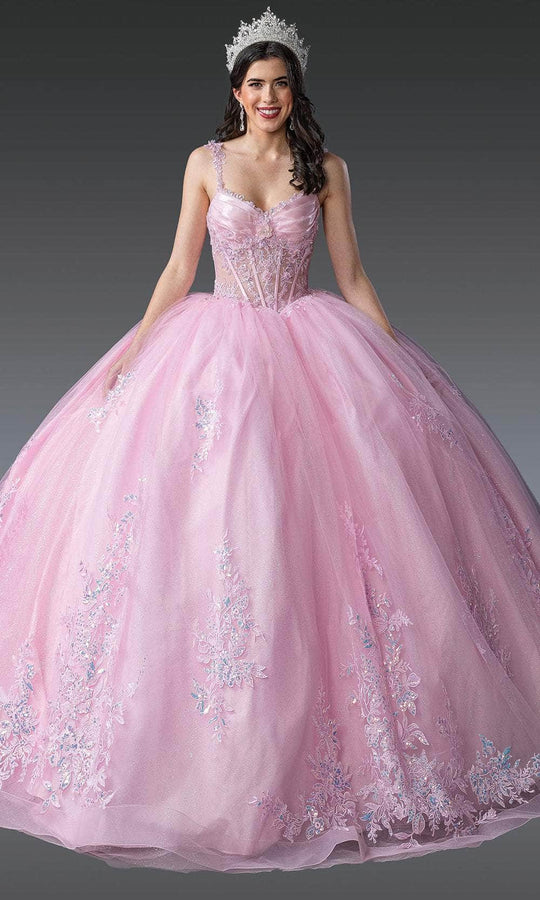 Dancing Queen 1989 - Sleeveless Lace Appliqued Ballgown