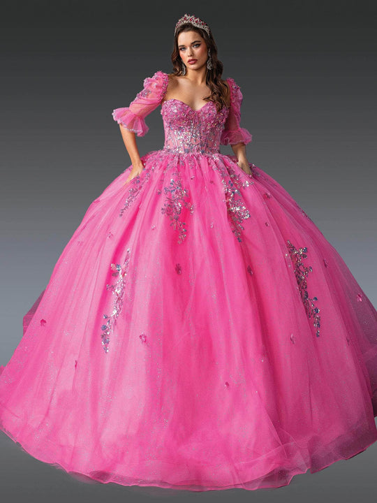 Dancing Queen 1995 - Strapless Sweetheart Sequin Lace Ballgown