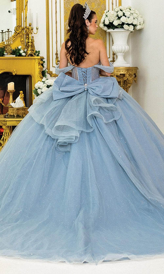 Dancing Queen 1996 - Glitter Off Shoulder Ballgown with Bow
