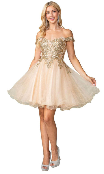 Champagne Wedding Guest Dresses  Couture Candy