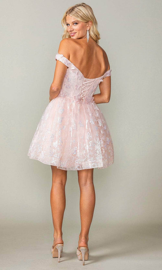 Dancing Queen 3366 - Butterfly Detail Cocktail Dress