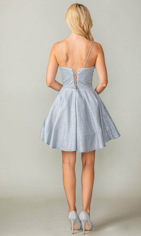 Dancing Queen 3386 - Embroidered Bodice Cocktail Dress