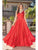 Dancing Queen 4262 - Sleeveless Satin A-Line Prom Dress Prom Dresses XS / Red