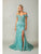 Dancing Queen 4332 - Off Shoulder Trumpet Evening Gown Prom Dresses XS / Sage