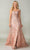 Dancing Queen 4379 - Floral Glitter Print Prom Dress Prom Dresses
