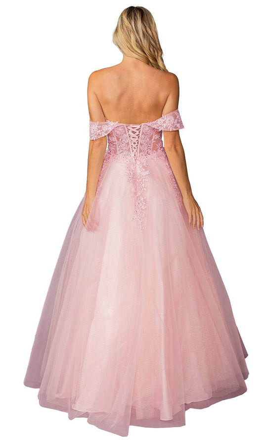 Dancing Queen 4429 - Applique A-Line Prom Dress
