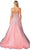 Dancing Queen 4431 - Sequin Embellished Crisscross Back Ballgown Ball Gowns