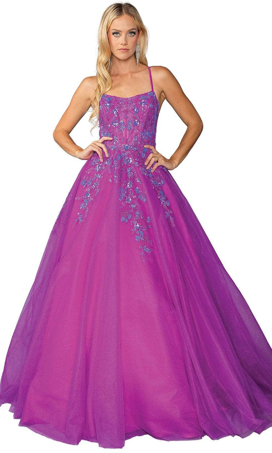 Dancing Queen 4460 - Sleeveless Scoop Neck Ballgown
