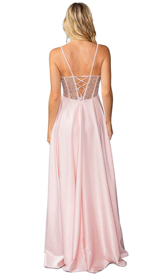 Dancing Queen 4463 - Pleated A-Line Prom Gown