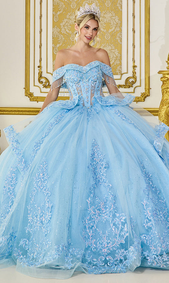 Dancing Queen 5122 - Jeweled Corset Bodice Sweetheart Ballgown