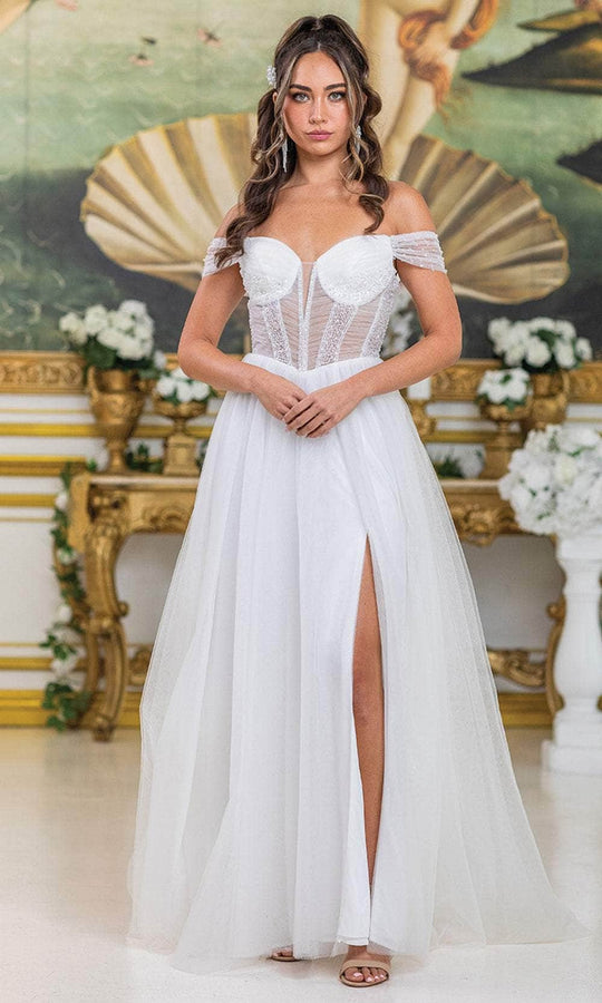 Dancing Queen Bridal 0288 - Beaded Corset A-line Bridal Gown