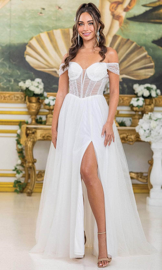 Dancing Queen Bridal 0288 - Beaded Corset A-line Bridal Gown