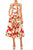 Danny & Nicole 91564MZ - Tea Length Floral A-line Dress Special Occasion Dress