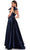 Dave & Johnny 11337 - Bow Accented One Shoulder Formal Gown Special Occasion Dress