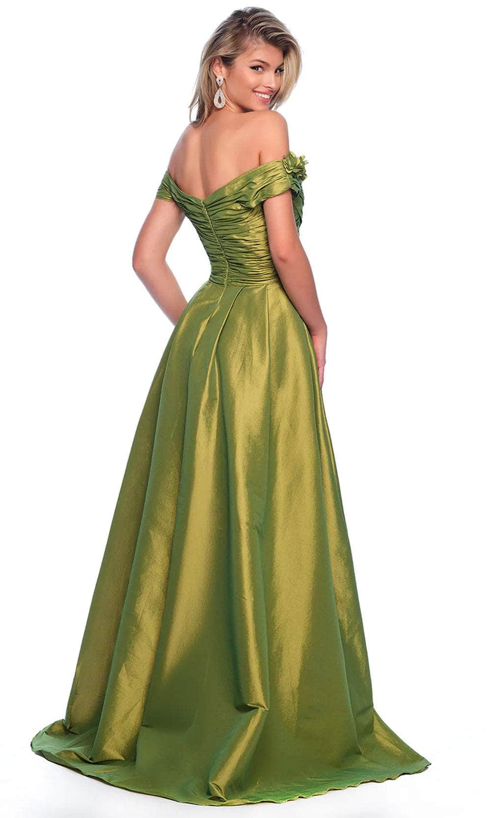D06 Dave & Johnny Pink Floral Evening Gown (XS-S) main image 0