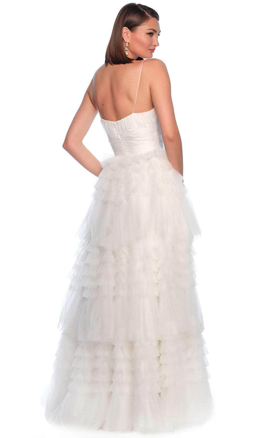 Dave & Johnny Bridal 11588 - Spaghetti Strap Tulle Bridal Gown