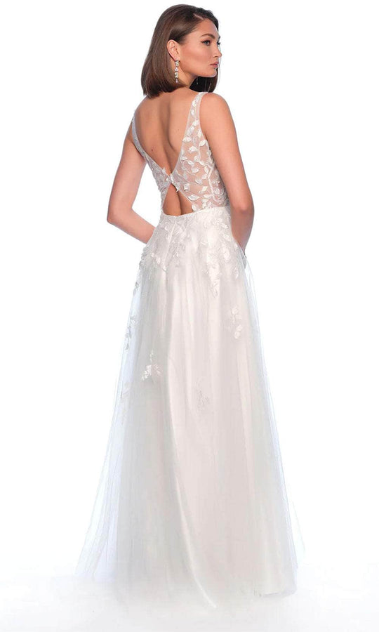 Dave & Johnny Bridal 11969 - Leaf Pattern Bridal Gown