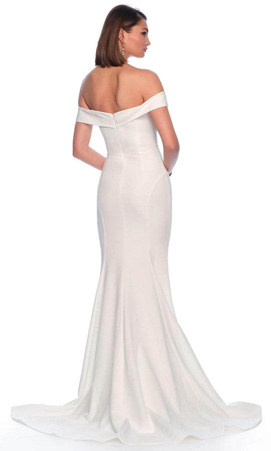 Dave & Johnny Bridal 12088 - Ruched Off Shoulder Bridal Gown