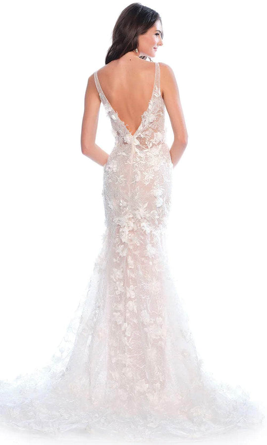 Dave & Johnny Bridal 12108 - Sleeveless Applique Bridal Gown