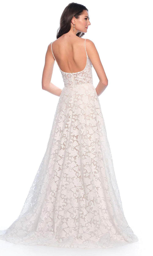 Dave & Johnny Bridal 12116 - Pearl Strap Bridal Gown