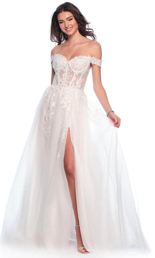 Dave & Johnny Bridal 12123 - Illusion Bodice Bridal Gown