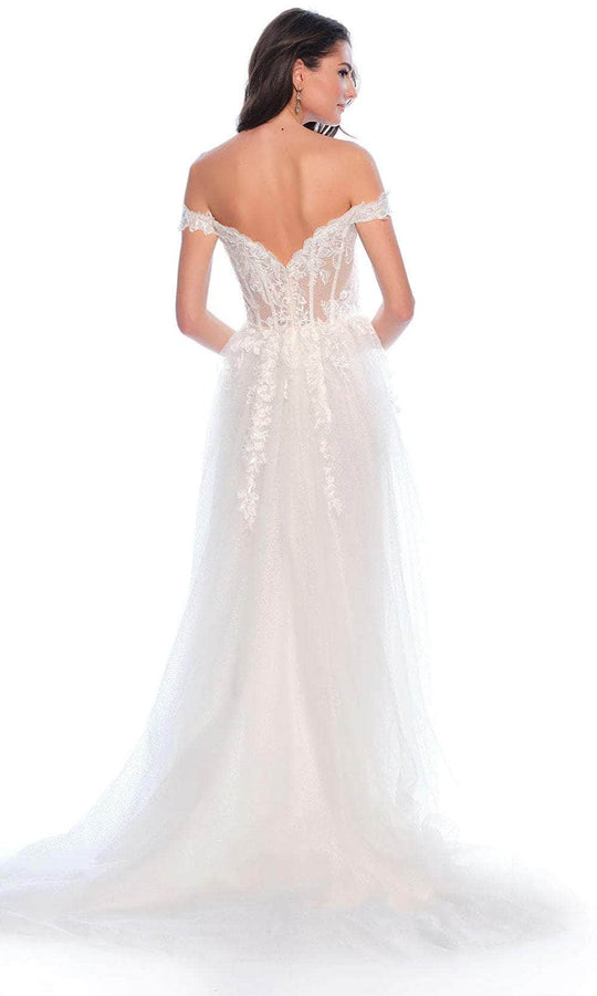 Dave & Johnny Bridal 12123 - Illusion Bodice Bridal Gown