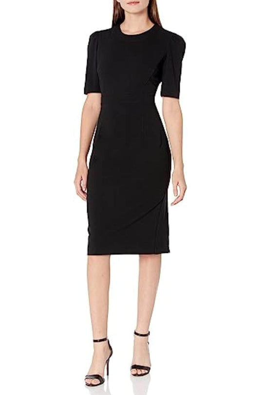 Donna Morgan D7480M - Short Sleeve Sheath Dress