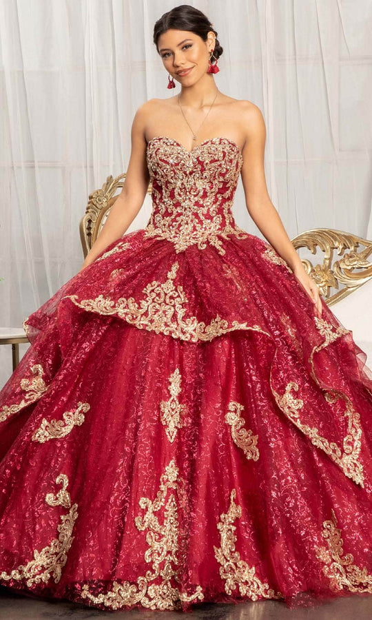Elizabeth K GL1987 - Strapless Sweetheart Neckline Ball Gown