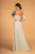 Elizabeth K GL2615 - Flutter Sleeve Pleated Evening Dress Bridesmaid Dresses M / Mauve