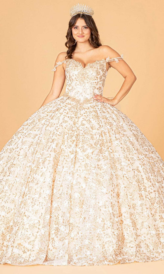 Elizabeth K GL3072 - Relaxed Straps Ballgown