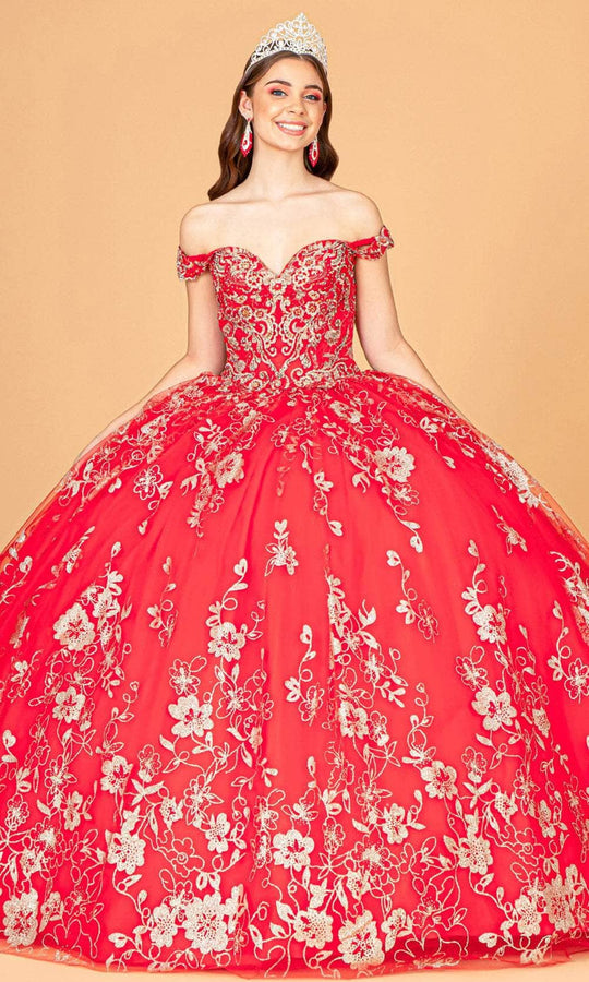 Elizabeth K GL3074 - Off-Shoulder Sweetheart Ballgown
