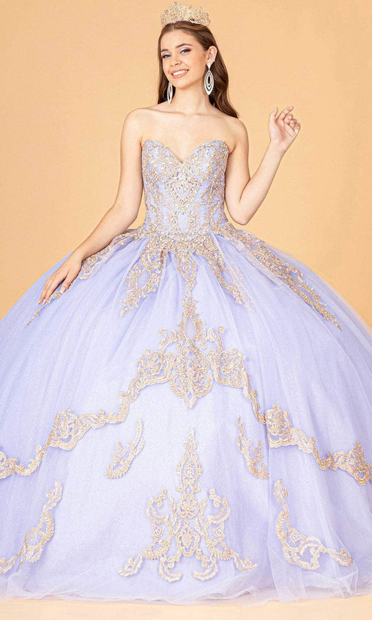 Elizabeth K GL3078 - Tulle Cape Ballgown
