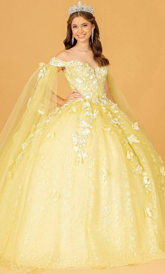 Elizabeth K GL3111 - Glitter Embroidered Ballgown