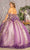 Elizabeth K GL3178 - Floral Appliques Bow Ballgown Ball Gowns
