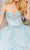 Elizabeth K GL3183 - Sequin Off-Shoulder Ballgown Special Occasion Dress