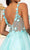 Elizabeth K GS1999 - Sweetheart Appliqued Cocktail Dress Cocktail Dresses