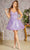 Elizabeth K GS3187 - Sweetheart Butterfly Cocktail Dress Special Occasion Dress XS / Lilac