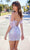 Ellie Wilde EW34602 - Sequin Off Shoulder Homecoming Dress Special Occasion Dress 00 / Lilac