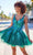 Ellie Wilde EW34603 - Sequin A-Line Homecoming Dress Special Occasion Dress 00 / Emerald