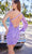 Ellie Wilde EW34613 - Beaded Sequin Cocktail Dress Special Occasion Dress 00 / Lavender