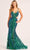 Ellie Wilde EW35007 - Sequin Sheer Sleeveless Prom Gown Prom Dresses 00 / Emerald