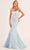 Ellie Wilde EW35015 - Sequin Scoop Evening Dress Prom Dresses 00 / Light Blue